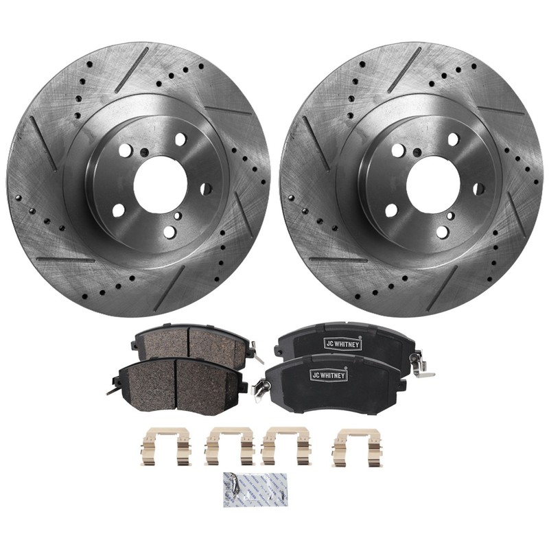 Front Brake Disc Rotors and Pads Kit for Subaru BRZ Forester Crosstrek FR-S WRX