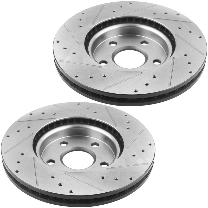 For Chevrolet Equinox Brake Rotors and Ceramic Brake Pads Rear Brake Kits 5 Lugs gallery