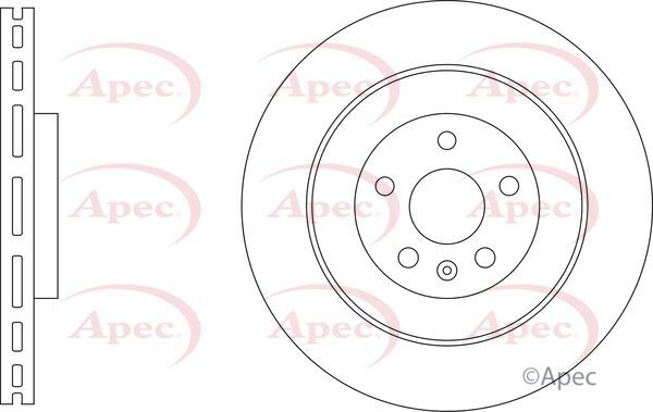Brake Discs and Pads Set Rear FOR VOLVO C40 Electric 21->ON Electric Apec gallery