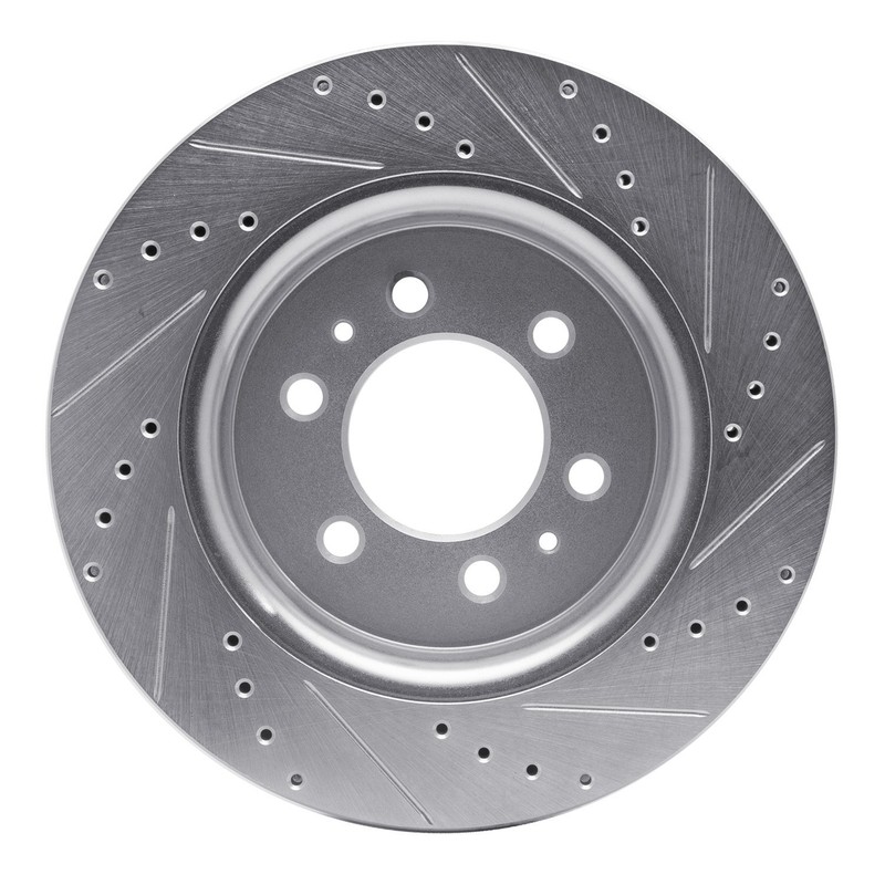DFC 631-54204L Drilled & Slotted Front Left Brake Rotor for 2010-2020 Ford F-150