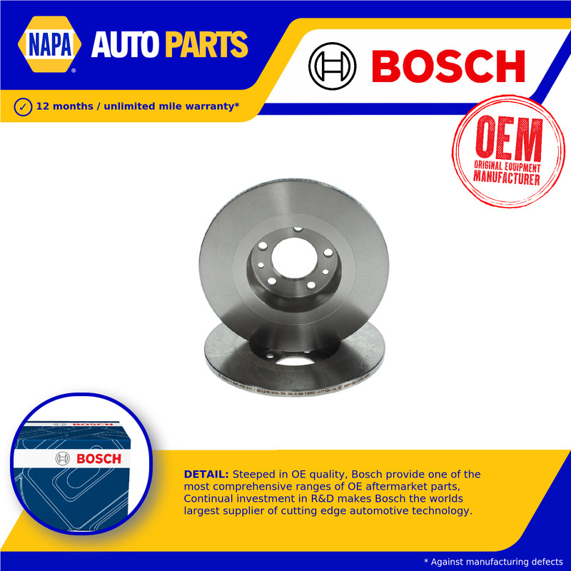 2x Brake Discs Pair Vented fits MERCEDES C250 1.8 Front 09 to 14 M271.860 295mm