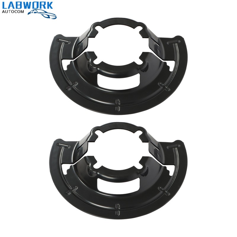 2x Front Brake Dust Shields Plate For 1997-2004 Ford F250 F350 F-450 Super Duty