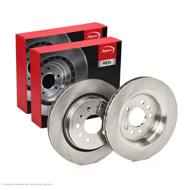 2X APEC Rear Brake Discs for FIAT CROMA 2005-11 292mm Vented DSK2385