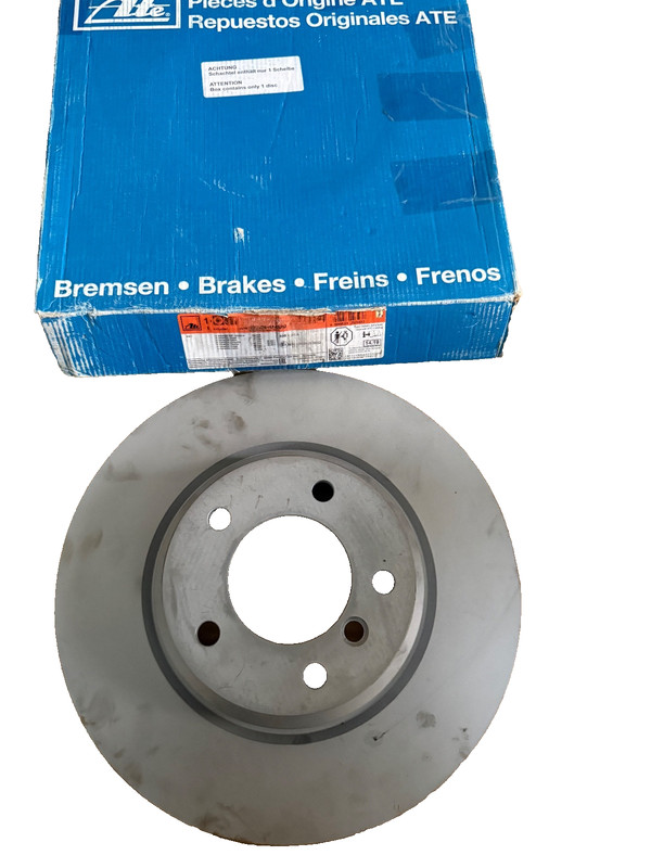 ATE 24.0124-0200.1 Brake Disc fits BMW 1 & 3 Series X1 Front Vented 330mm