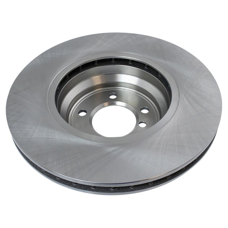 TRQ Front Disc Rotor & Ceramic Brake Pad Left & Right Kit w/Sensors w/Chemicals gallery