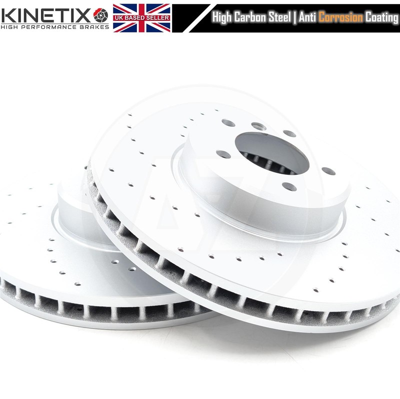 FOR BMW 535i 635i E60 E61 E63 E64 M SPORT FRONT REAR DRILLED BRAKE DISCS FR/RR gallery