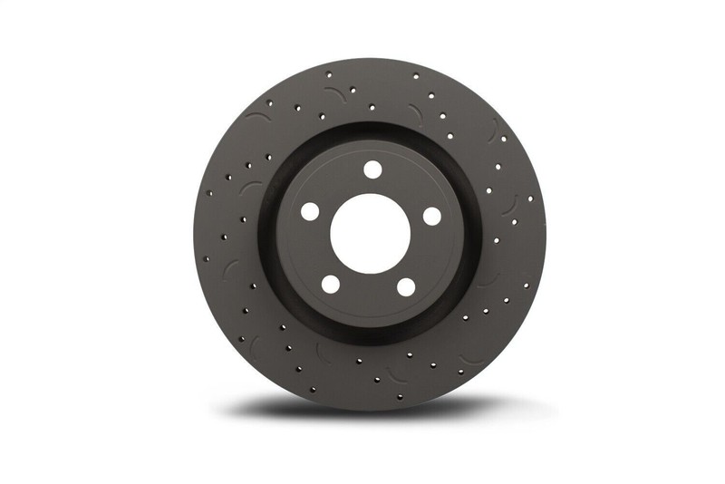 Hawk Performance HTC5046 Talon Cross Drilled And Slotted Brake Rotors gallery
