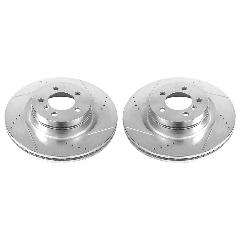PowerStop Disc Brake Rotor Set for 2006-2009 Land Rover Range Rover EBR1078XPR gallery
