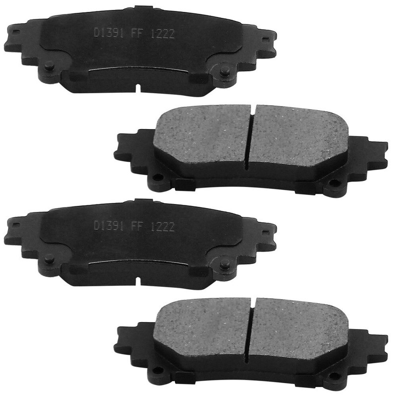 Front & Rear Brake Rotors + Ceramic Brake Pads For 2010-2015 Lexus RX350 RX450h gallery