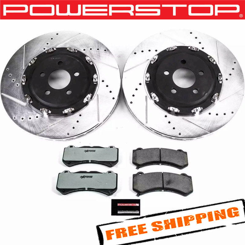 Power Stop K6795-26 1-Click Street Warrior Z26 Brake Kit for 15-19 Dodge Charger