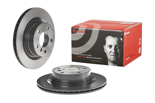 Brembo Rear Brake Discs Pair 300mm Ventilated Perforated for BMW 300mm gallery