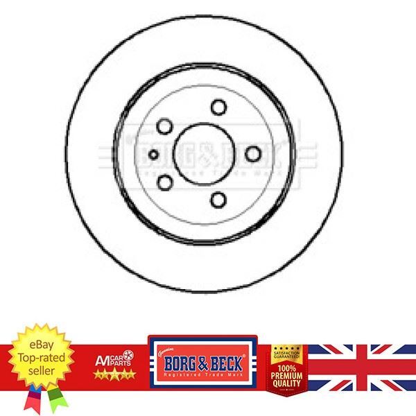 Brake Disc For Alfa Romeo GTV 95-05 SPIDER 95-05 0060606170 BORG & BECK BBD4092