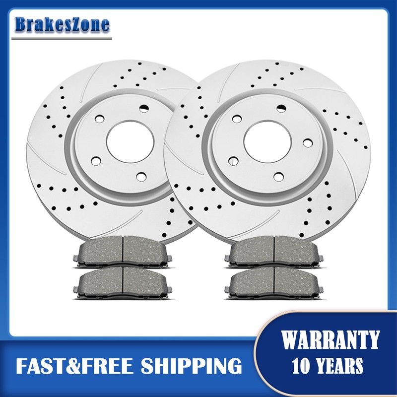 Front Brake Rotors Pads fit for DODGE Grand Caravan 12-2016 DUAL PISTON Brakes