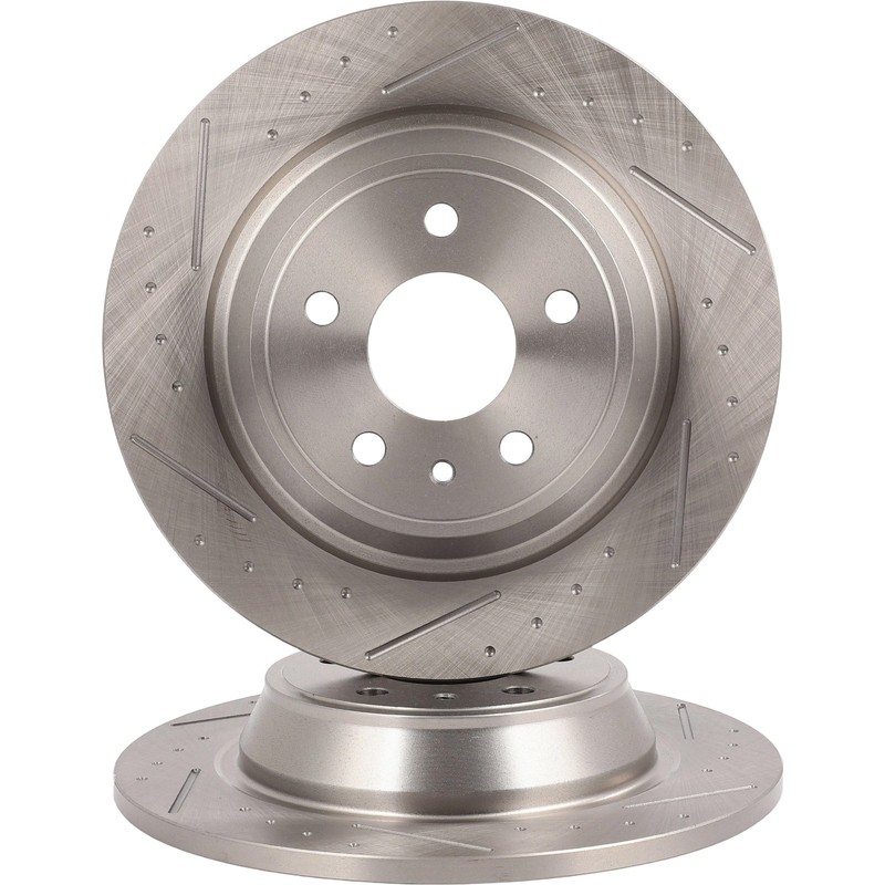 Rear Brake Soltted Rotors For Ford Fusion 2013 2014 -2020 Lincoln MKZ 2013-2016 gallery