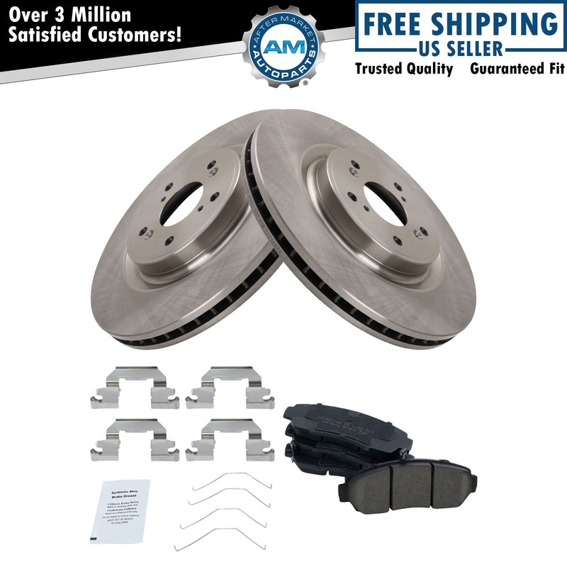 Front Brake Pad & Rotor Kit Ceramic Fits 2020-2022 Honda CR-V