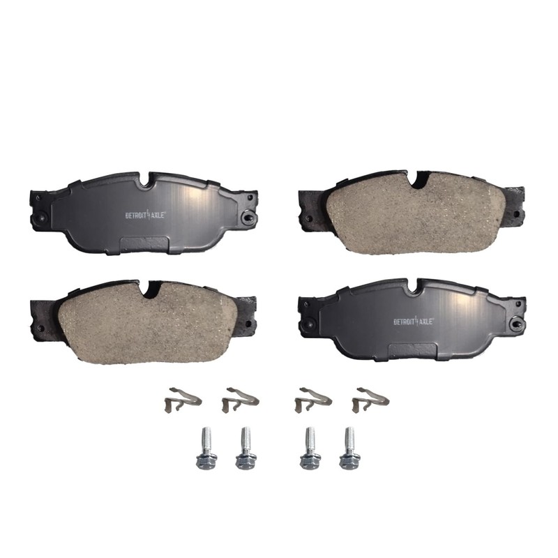 Front Disc Rotors Brake Pads w/ Hardware for 2005 Jaguar S-Type w/o Sport Susp gallery
