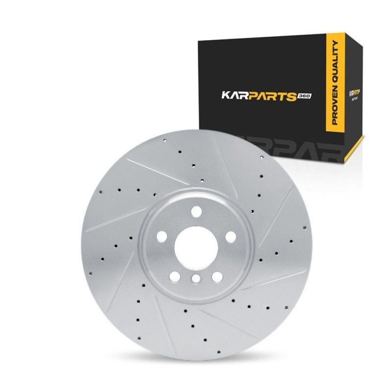 For BMW 740i 2016-2020 Brake Rotor Passenger Side 14.72 Inches Outside Diameter