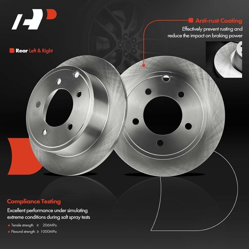 31 Inch Rear Solid Disc Brake Rotors for Chrysler Dodge Jeep Mitsubishi Models gallery