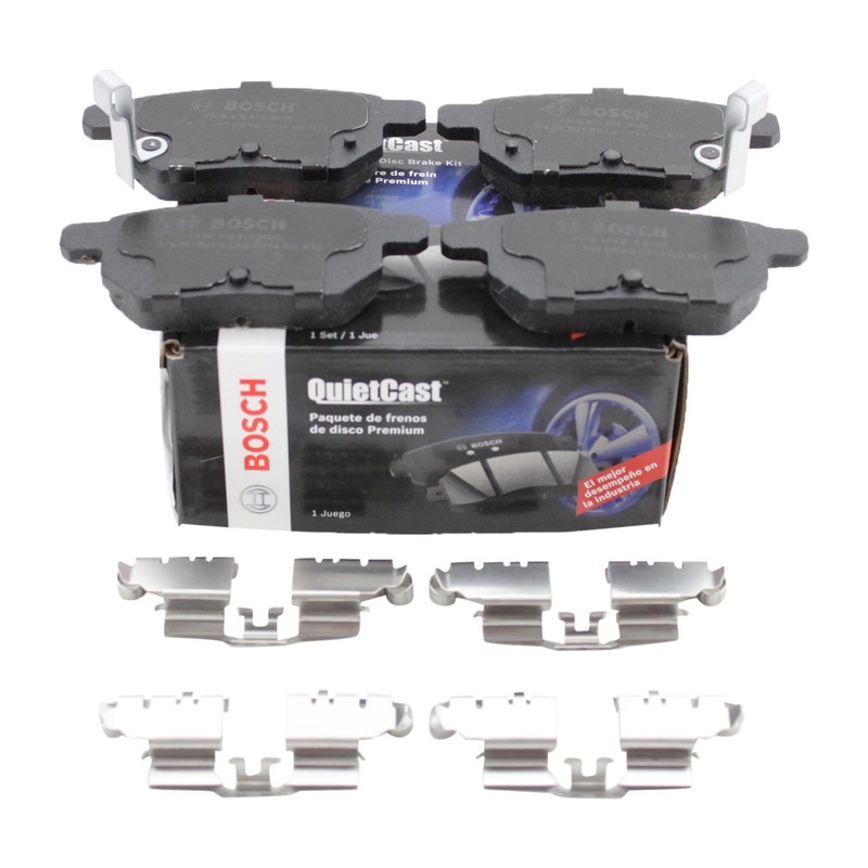 DuraGo Rear Rotors Bosch QuietCast Ceramic Disc Brake Pad Kit For Scion tC 11-16 gallery
