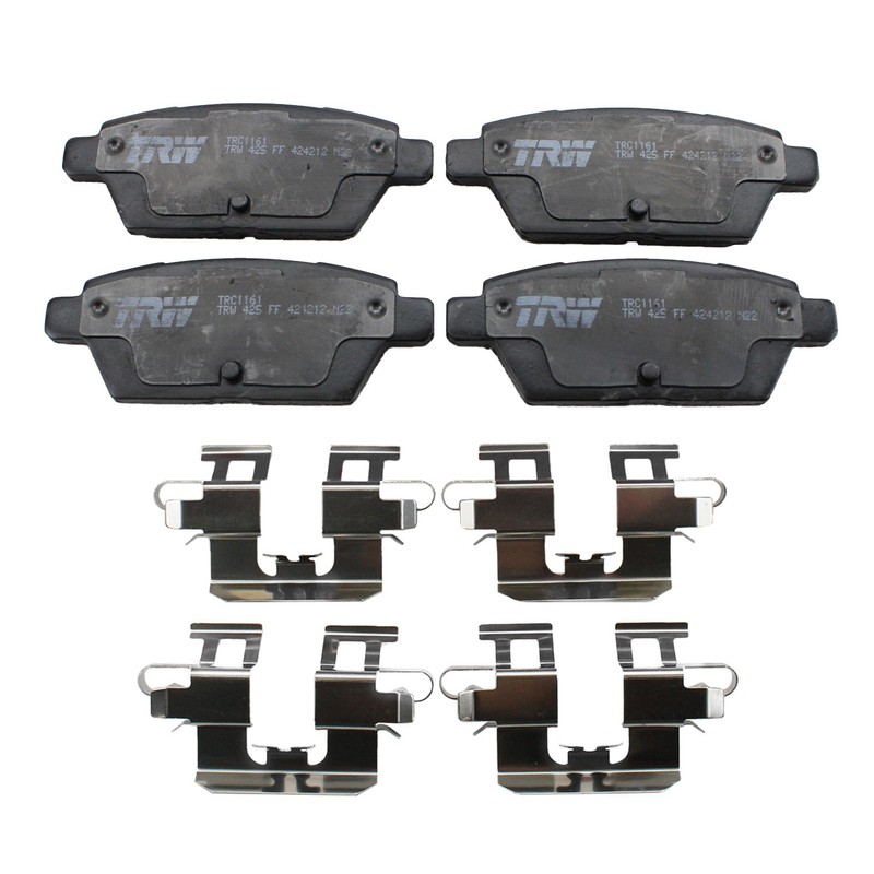 DuraGo Rear Rotor TRW Pro Ceramic Disc Brake Pad Kit For Fusion MKZ Milan Zephyr gallery