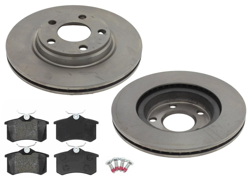 Rear Brake Rotors & EPS Brake Pads Fits Audi S8 2001 2002 2003