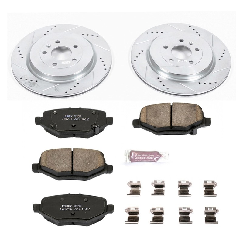 KC6376 Powerstop Kit Brake Disc and Caliper Rear for Police Interceptor Sedan gallery