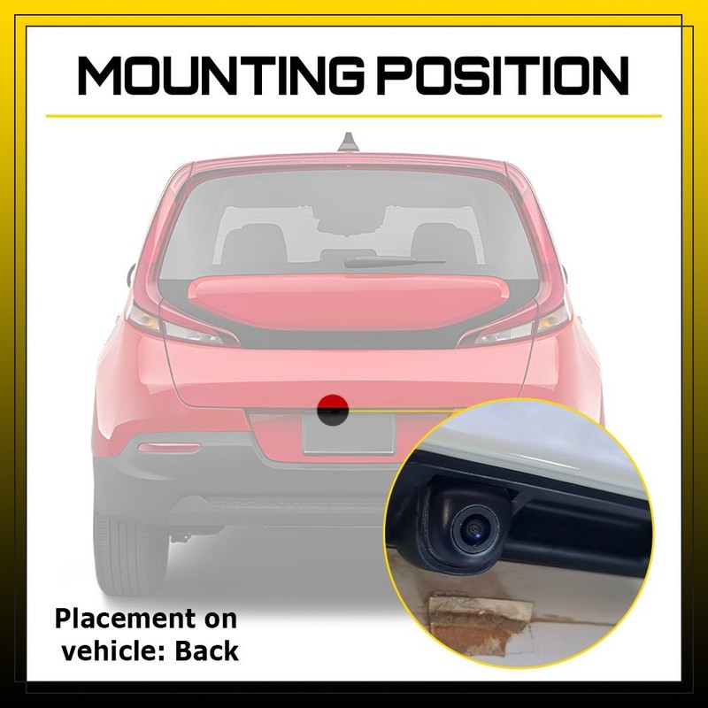1-10x Rear View Backup Parking Reverse Camera Assist IP69 Fit Kia Soul 2020-2022 gallery