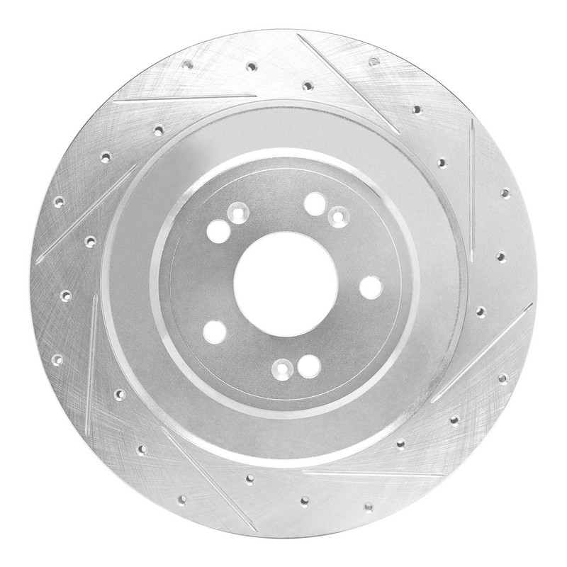 Dynamite Friction Rear Passenger Side Disc Brake Rotor for Genesis (631-10007R)
