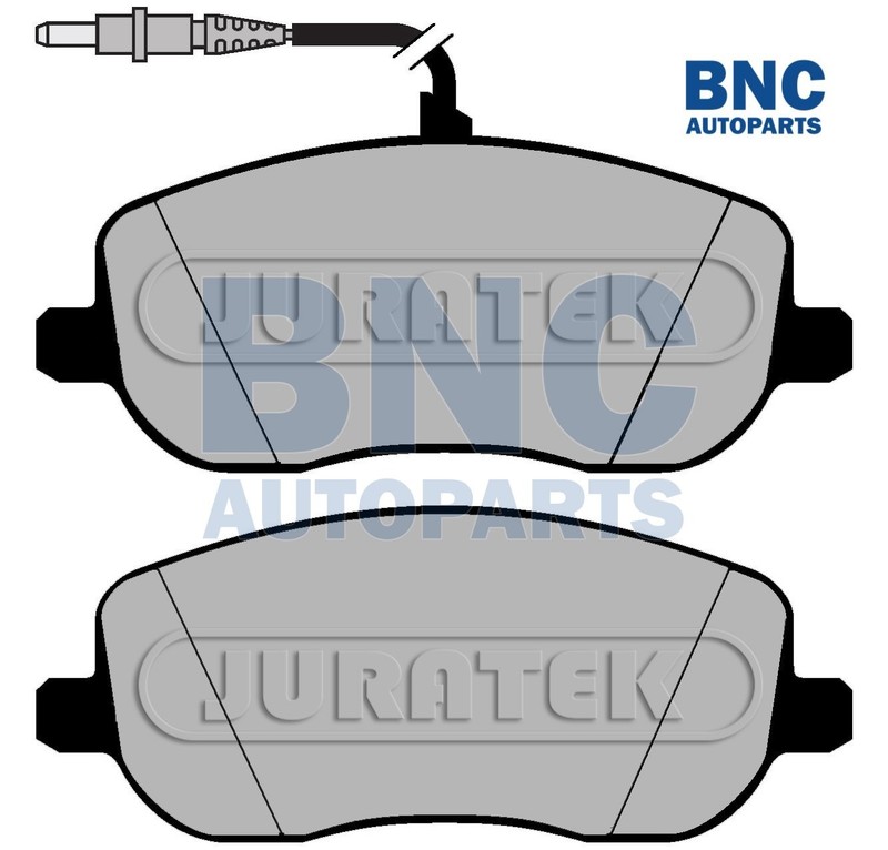 Juratek Front Brake Pads Set of 4 fits PEUGEOT 807 gallery