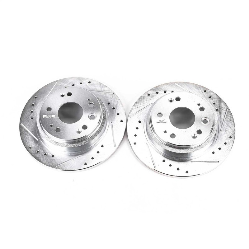 Powerstop Jbr1331Xpr Disc Brake Rotor Set For 02-04 Acura Rl