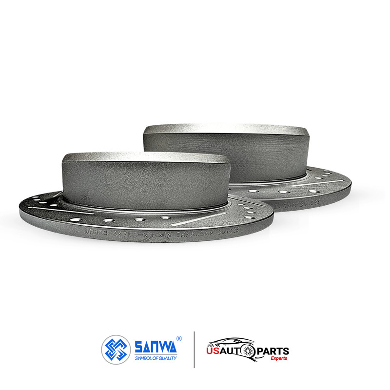 REAR BRAKE ROTOR GEOMET SOLID DS & CERAMIC PAD KIT 291 mm FOR LEXUS IS250 14-15 gallery