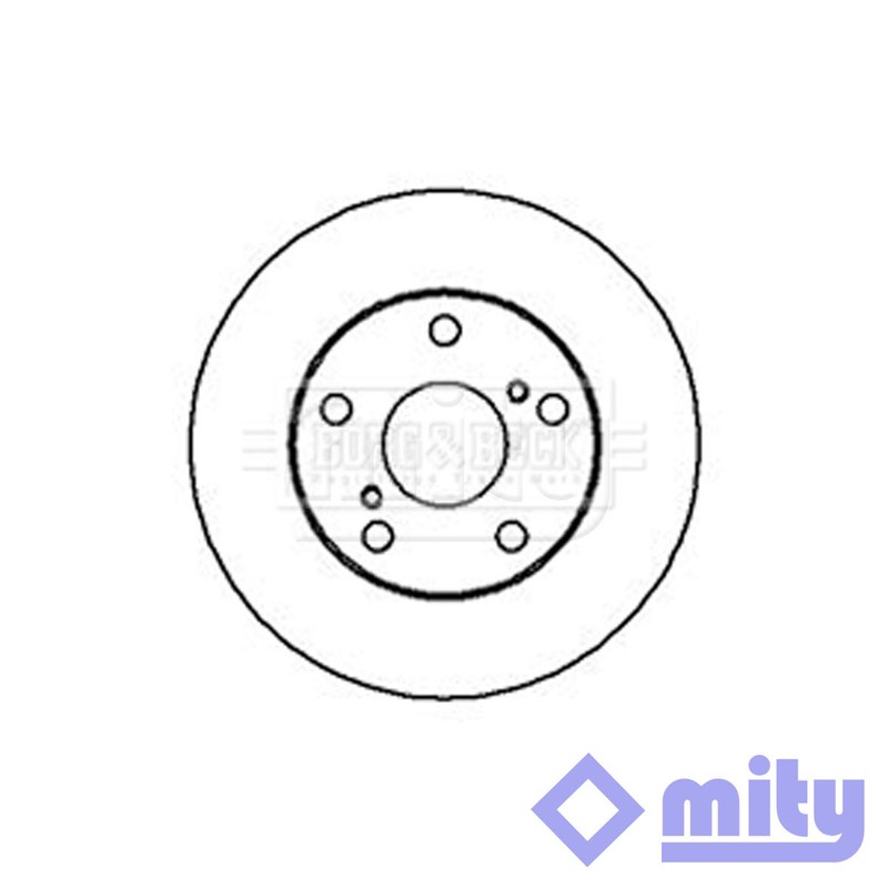 Fits Toyota Picnic Camry 2.0 2.1 2.2 D 1x Brake Disc Front Mity 4351233020