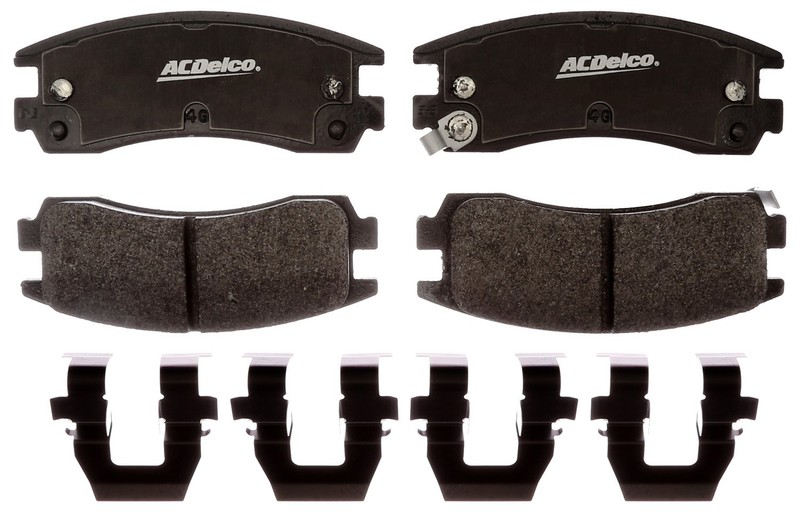 ACDelco Disc Brake Pads and Rotors Kit Front Rear For 97-05 Buick Century Regal gallery