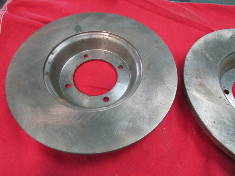 Triumph TR250, TR6 front brake discs rotors 209327, GR203 Lucas NOS from 1990's gallery