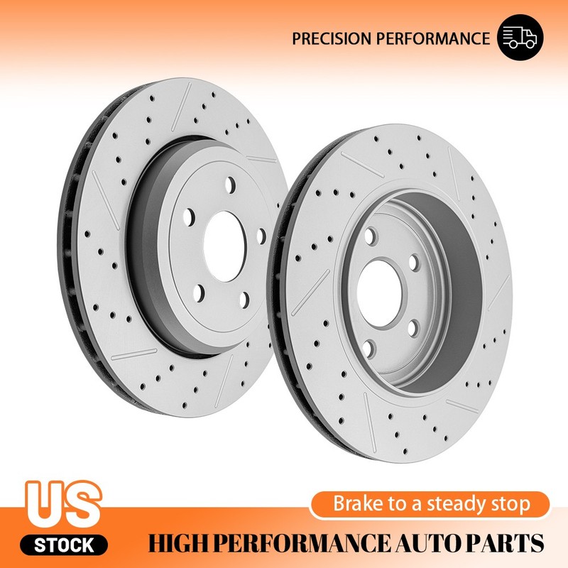 350mm Rear Disc Brake Rotors for Jeep Grand Cherokee 2012-2020 Durango 2018-2025