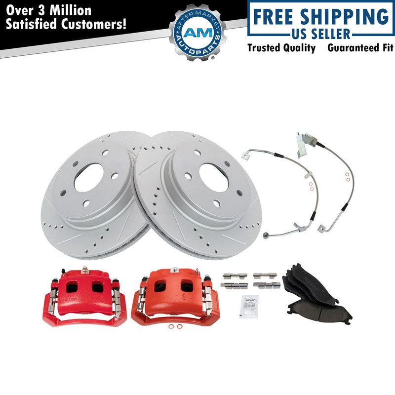 Front Brake Pad & Rotor Kit For 2002-2005 Dodge Ram 1500