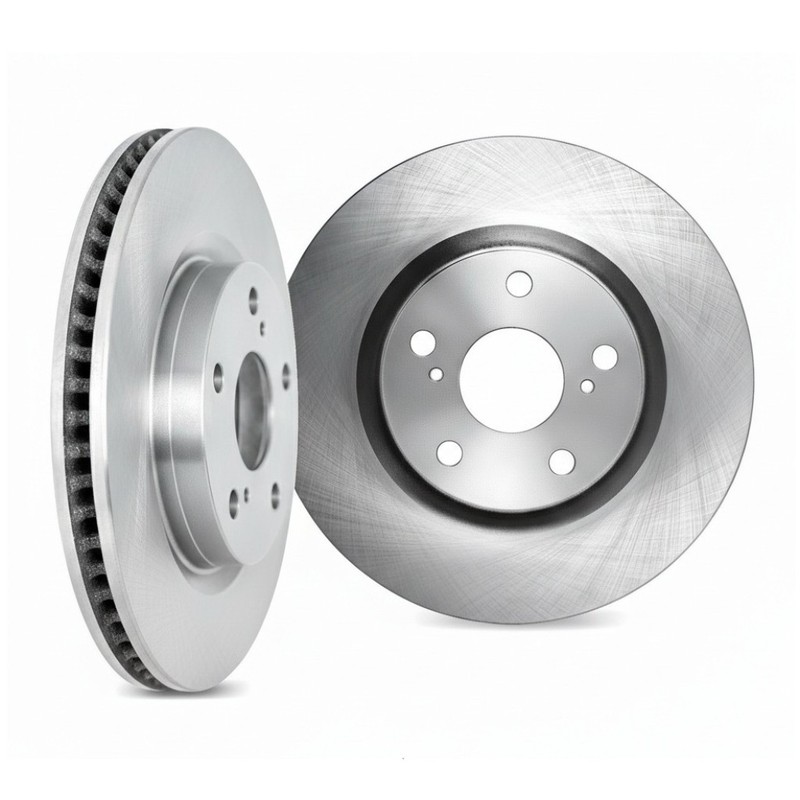 For Pontiac Sunbird 1992-1994 Brake Set Front | Vented | Plain Style | 5 Lug gallery