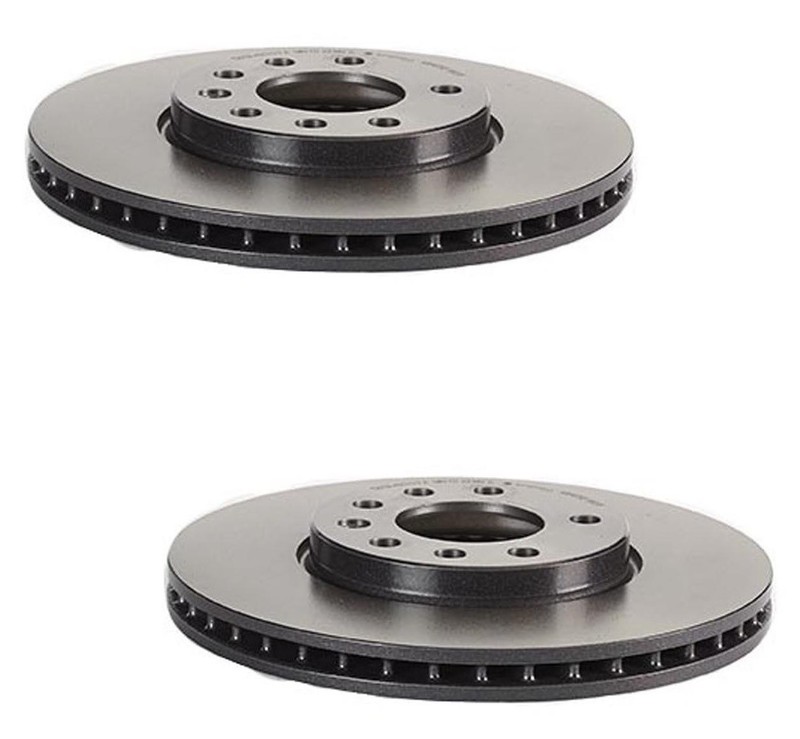 Brembo Front 285mm Rear 278mm Coated Brake Disc Rotors Kit For Saab 9-3 ’03-’11