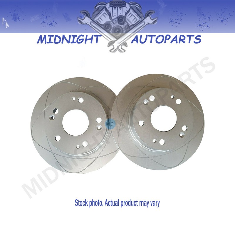 Front Premium Slotted Disc Brake Rotors, Fits Ford Windstar 99-03; 282mm gallery