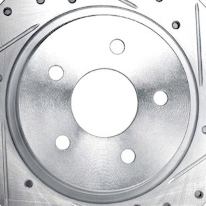 For Volvo S40 2004-2011 Rotor Set | Front And Rear | Cast Iron | Vented | Silver gallery
