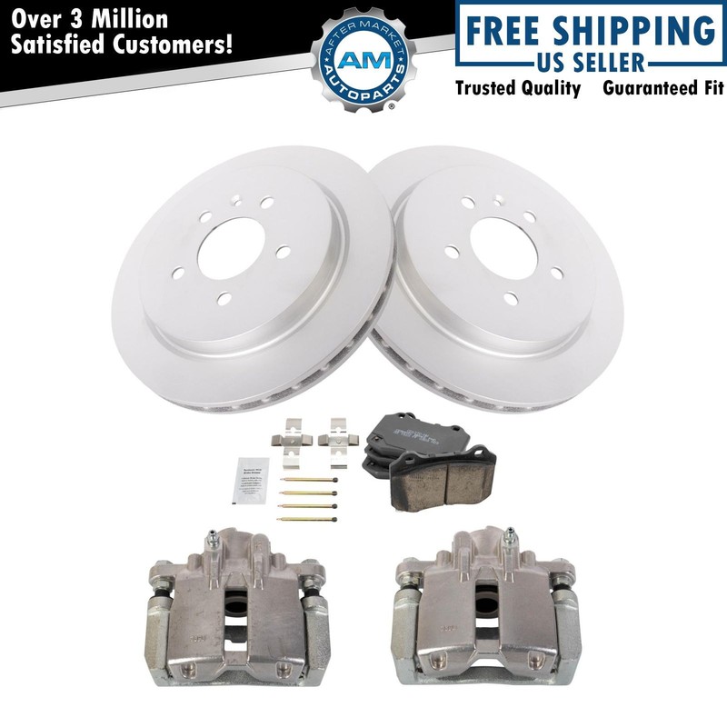 Rear Brake Pad & Rotor Kit Fits 2005-2011 Cadillac