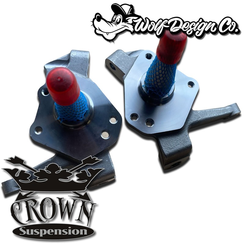 Mustang II Front Disc Brakes Conversion Kit With Lowering Drop Spindles gallery