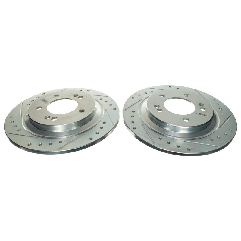 Powerstop Jbr1909Xpr Disc Brake Rotor Set For 20-25 Hyundai Kia K5 Sonata