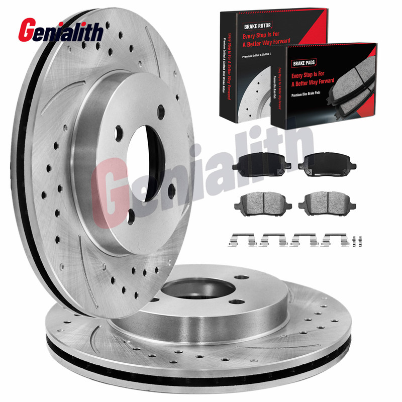 Front Disc Rotors Brake Pads for 2003-2008 Chevy Cobalt Saturn Ion Pontiac G4 G5