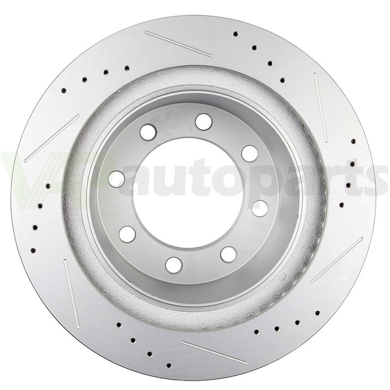 Rear Discs Brake Rotors For Dodge Ram 1500 2500 3500 2006-2008 Drilled Slotted gallery