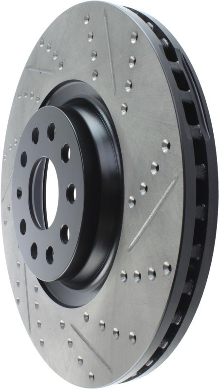 StopTech Sport Drilled & Slotted 1-Piece Front Brake Rotor for 15-18 VW GTI gallery
