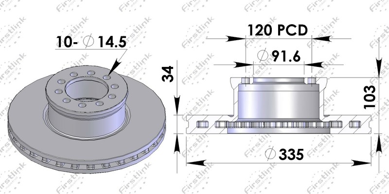 Mercedes Benz Atego Mk2 2004 - 2013 Front Brake Discs Pads gallery