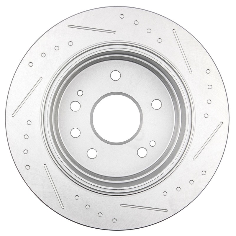 Fits Acura TL 1999 2000 2001 2002 2003 Front And Rear Slotted Brake Rotors Discs gallery