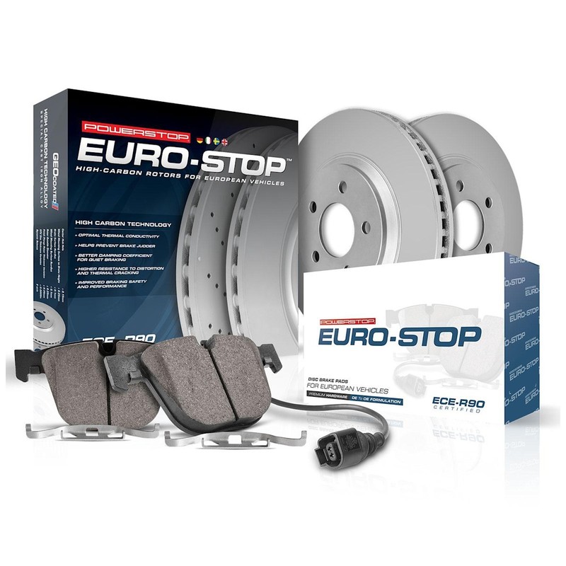 ESK6065 Powerstop 4-Wheel Set Brake Disc and Pad Kits Front & Rear for BMW X6 X5 gallery