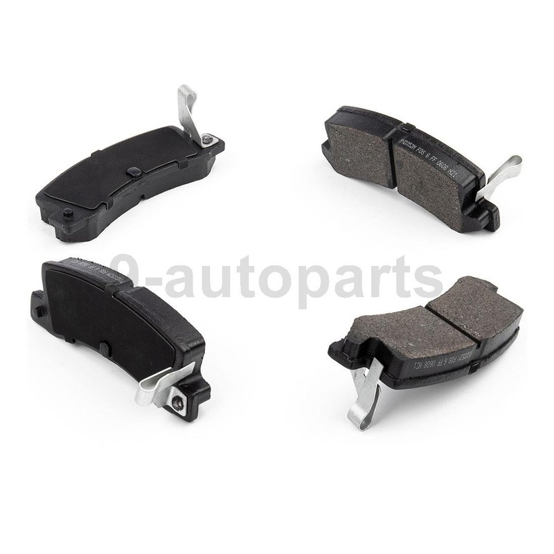 Rear Disc Brake Rotors + Brake Pads for 1987 1988 1989 1990 1991 Toyota Corolla gallery